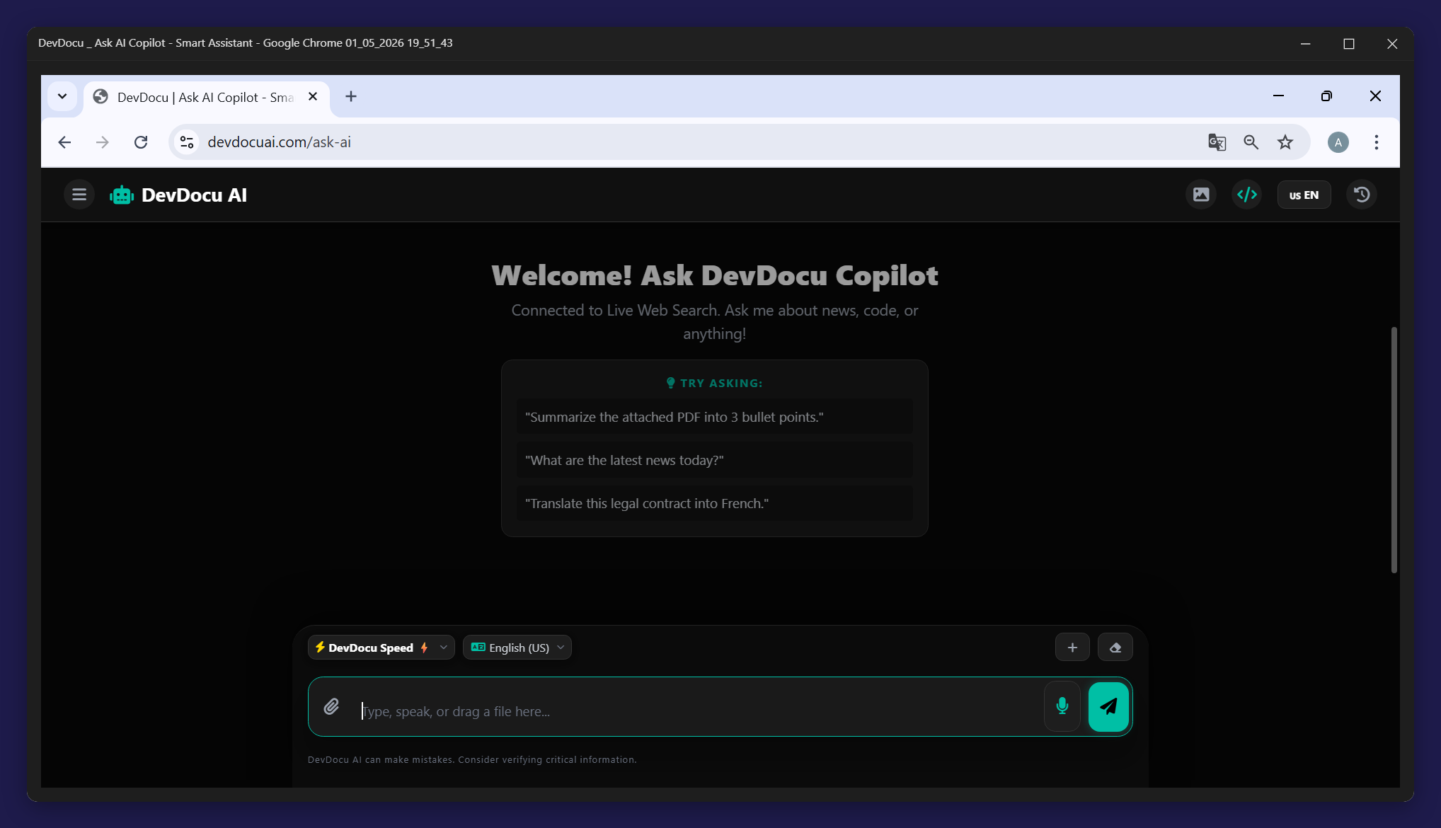 DevDocu AI Dashboard